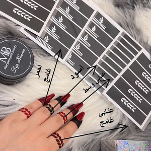 En gros 10ml Nail Art Timbre Doigt Dip <span class=keywords><strong>Henné</strong></span> Polonais Personnalisable Pochoir Temporaire pour les Fêtes De Mariage Mehndi Conception - Product Image 1