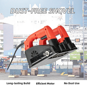 Machine à poncer murale électrique 220V en acier inoxydable, bricolage, rénovation du béton, sans poussière, pas de coin mort, ponçage du <span class=keywords><strong>ciment</strong></span>, rabotage rugueux - Product Image 2