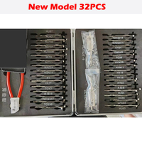 Original LISHI 32 PCS 2 en 1 Verrouillage Pick et Décodeur HU64 HU83 HU101 TOY48 K5 VAT2 CY24 TOY43AT AutoLock Pick Set Outil de Serrurier