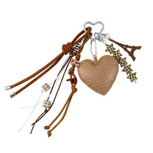 Fabrika toplu <span class=keywords><strong>Pu</strong></span> lüks deri anahtar zincirleri kumaş anahtarlık Mini sevimli Y2k çanta Charms aksesuarları çanta kızlar için anahtarlık - Product Image 1