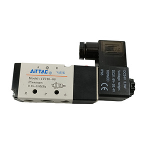โซลินอยด์วาล์ว Airtac รุ่น 4V210-08 ชิ้นส่วนเครื่องกลควบคุมลมแบบไฟฟ้า - Product Image 4