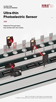 Capteurs photoélectriques optiques infrarouges ultra minces GQT-CB11ZNS la détection avant par le capteur photoélectrique de faisceau avec l'indicateur