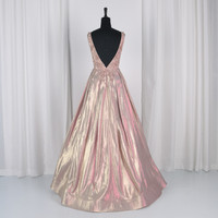 Robe de soirée en tissu brillant de perles, vêtements pour filles, bal d'anniversaire, à dos nu, brillante, nouvelle collection, 2020