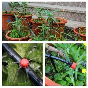 Kit d'<span class=keywords><strong>arrosage</strong></span> <span class=keywords><strong>automatique</strong></span> de jardin de 30m Système d'irrigation goutte à goutte en PVC avec buse réglable et tuyau avec numéro de modèle de plante - Product Image 6