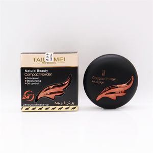 P045 Fondotinta in Polvere Compatta Personalizzabile con Logo, Sbiancante, Minimizzatore di Pori, Impermeabile, Controllo dell'Oleosità, Idratante, Correttore a Lunga Durata - Product Image 1