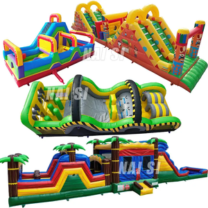 Inflatable trở ngại đua Bouncer khóa học trở ngại tấn công Khóa Học Lễ Hội Thể Thao nhảy trò chơi ngoài trời trò chơi cho người lớn và trẻ em - Product Image 6