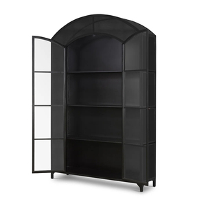 <span class=keywords><strong>Vitrine</strong></span> de rangement personnalisée, imperméable, écologique, en bois, avec étagères, cadre en fer, porte en verre, <span class=keywords><strong>collection</strong></span>, bureau, magasin - Product Image 3
