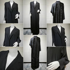 205 Ramadan <span class=keywords><strong>Black</strong></span> <span class=keywords><strong>Aya</strong></span> Kaftans veste donna Ar Cardigan abiti donna abbigliamento islamico <span class=keywords><strong>Aya</strong></span> Robe Dubai da donna - Product Image 6