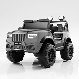Autos Eléctricos Grandes de 12V para Niños, de Plástico, con Luces de <span class=keywords><strong>Policía</strong></span>, Puertas Dobles Abatibles, Control por Aplicación, Modelo Unisex M29 - Product Image 1
