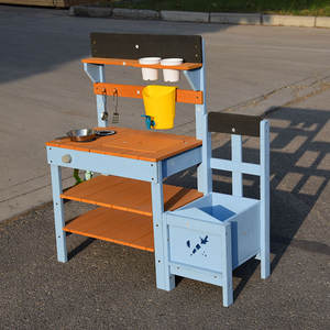 Cuisine en bois d'extérieur unisexe pour enfants avec un système d'eau fonctionnel - Product Image 6