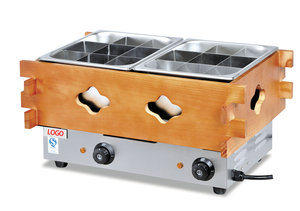 เครื่องทอด <span class=keywords><strong>Domut</strong></span> ไฟฟ้าสแตนเลส2ถัง,เครื่อง Oden เตา Oden เชิงพาณิชย์เตาอบไฟฟ้า Oden - Product Image 3