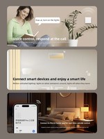 Interrupteur intelligent Escape Plus 240V IP20 Modèle 86 10A Connecté à Mijia & Mesh avec commande vocale Xiao Ai Double contrôle Ignifuge
