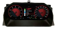 Speedometer LCD Digital Cluster untuk VW Caddy 2020-2025 Panel Instrumen Virtual LCD Mobil Kokpit Digital