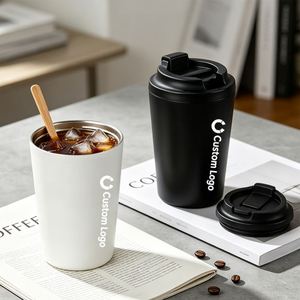 Colorful Stainless Steel Double Wall Vacuum Coffee <b>Cup</b> <b>with</b> <b>Straw</b> Lid Gift Thermos for Birthday Corporate Presents - Product Image 4