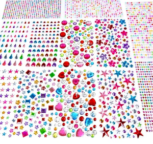 สติกเกอร์เพชรประดับตกแต่งแบบติดเองสำหรับงานฝีมือ อะคริลิค DIY งานประดิษฐ์ สติกเกอร์เพชรตกแต่ง - Product Image 1