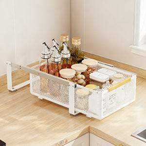 Tùy Chỉnh Thép Carbon Nặng Bụi Trượt Lưu Trữ Nhà Bếp Kệ Cho Tủ Tổ Chức - Product Image 6