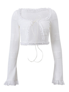 Novo Conjunto de Saia Elegante e Moderno com Cardigã de Tricô de Gola Quadrada e Manga Longa Estilo Francês Inverno 2025 - Product Image 5