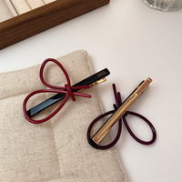 French Hollow Bow Multi Color Acetate Plate Handmade Luxury Minimalist Daily Party Wholesale Custom Available