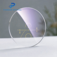 Lentille optique progressive Pioneer 1.499 1.56 UV420 HMC CR-39 KOC-N7 Blue Cut SHMC, lentille photochromique