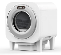 Offre Spéciale intelligent automatique autonettoyant électronique désodorisant tambour rotatif grande capacité moniteur de santé boîte à litière pour chat à toit ouvert
