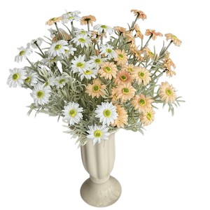 Artificial Daisies Simulated Flowers Flocking <b>Silk</b> High Simulation Home Decor Wedding Photography Props - Product Image 5