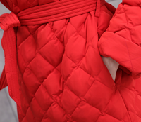 2024 haute qualité canard duvet d'oie plume femmes hiver col montant doudounes longue doudoune hiver Plaid femmes doudoune