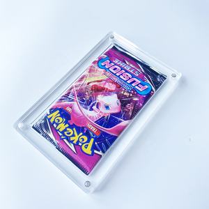 Acrilico trasparente 4 Slot collection TCG <span class=keywords><strong>nba</strong></span> pokemon baseball sport espositore per carte collezionabili - Product Image 5