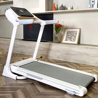 Caminadora Plegable Elegante para el Hogar, Motor Silencioso, Pantalla Digital, Equipo de Fitness para Interiores