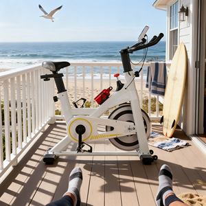 Bicicleta de Ciclismo Inteligente para Interiores <span class=keywords><strong>con</strong></span> Suscripción a Clases <span class=keywords><strong>en</strong></span> Vivo para Entrenamiento Global <span class=keywords><strong>en</strong></span> <span class=keywords><strong>Casa</strong></span> - Product Image 4