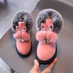Fashion Winter Children's Warm Children's Shoes Fashion Anti-slip Thickened Princess Shoes Snow Boots - Product Image 2
