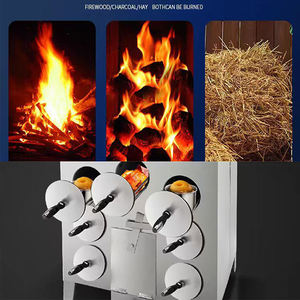 Machine à rôtir les châtaignes chinoises et les pommes de terre, à chauffage au bois, pour la cuisson des patates douces et le rôtissage du maïs, équipement de traitement des céréales - Product Image 4