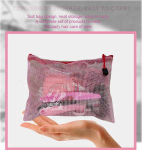 Juego de herramientas de aseo para mascotas, 8 unidades, con cepillo de baño, peine para el pelo, peine para eliminar pulgas, cortaúñas, cepillos de dientes para mascotas - Product Image 6