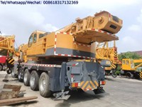 Grúa hidráulica usada de alta calidad QY100K-II de 100 toneladas con cilindro hidráulico MOOG, altura de elevación de 99 m - Modelo 2016