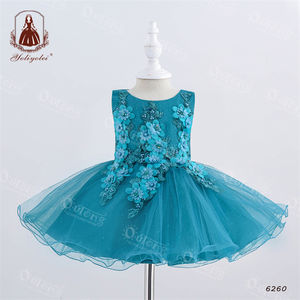 Outong Yoliyolei petite fille, robe De soirée robe De bébé De noël Design robes découpées et cousues/ - Product Image 4