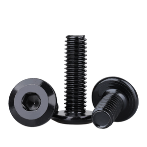 สกรูหัวหกเหลี่ยมแบน สแตนเลส 304 สีดำ ขนาด M5 M6 M8 สำหรับเฟอร์นิเจอร์ - Product Image 3