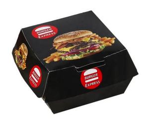Cartón personalizado para comida y material aprobado FDA de EE. UU. Caja de hamburguesas - Product Image 1