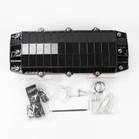 Vente directe96 d'usine 12-48 noyaux IP68 Protection ABS + fibre de verre fibre optique épissure fermeture prix Type en ligne mécanique