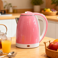 Bouilloire électrique avec système de contrôle de température avancé, fonction maintien au chaud, conception sans fil, capacité de 1,8 L pour cuisine moderne KE02021