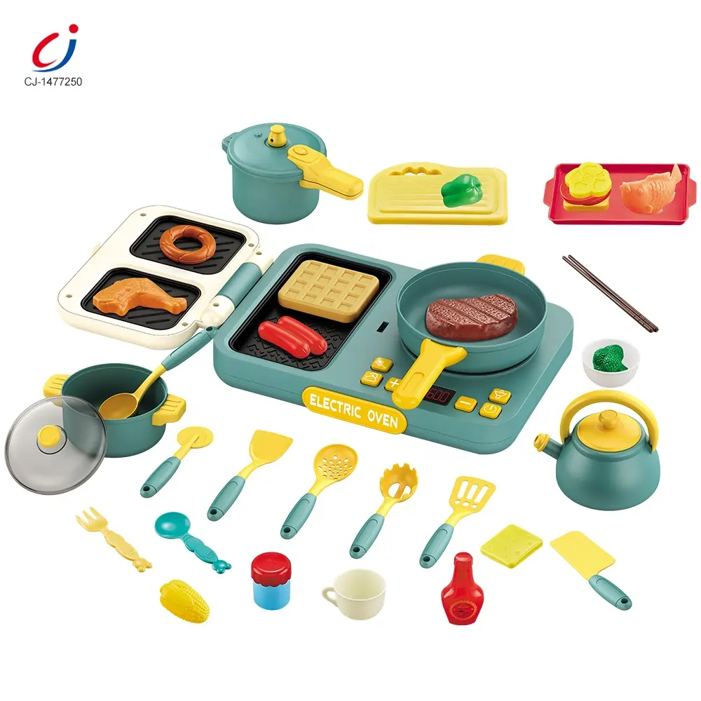 Лидер продаж, кухонные игрушки Chengji juguetes, 38 шт., детский игровой домик, кухонная посуда, набор детской посуды, игрушка для ролевых игр
