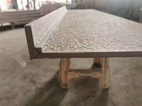 Carrelage de Marche en Porcelaine Fourni par Foshan avec Nez de Marche Éclairé et Contremarche à Gorge (Taille sur Mesure)