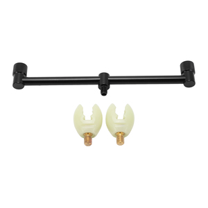 Support de canne à pêche à la <span class=keywords><strong>carpe</strong></span> <span class=keywords><strong>Buzz</strong></span> <span class=keywords><strong>Bar</strong></span> avec tête lumineuse en alliage d'aluminium, accessoire de pêche (support 25 cm, 2 têtes) - Product Image 3
