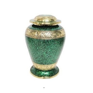 Las últimas urnas de cremación de metal de diseño personalizado, suministros funerarios humanos de latón únicos para adultos con color y logotipo personalizados - Product Image 2