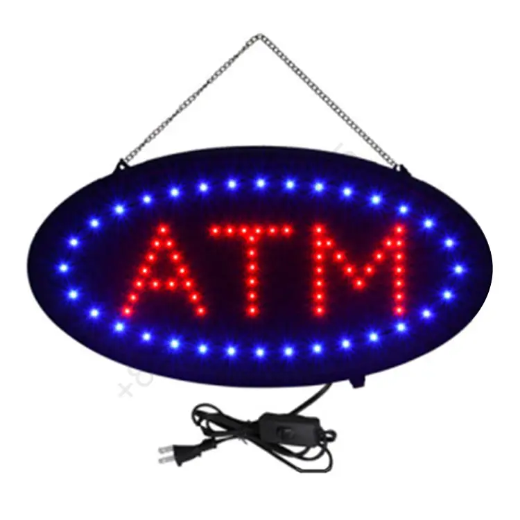 주문 Led 표시 널 은행을 위한 높은 밝은 Led 열려있는 네온 사인 Led ATM 전자 표시
