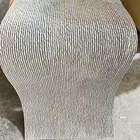 Panel Dinding Batu Fleksibel MCM Tahan Air, Lembaran Travertine Lunak Cetak 3D, Tahan Api, Mudah Dipasang, Dekorasi Dinding Interior
