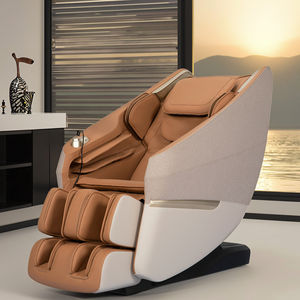 Luxuriöser Ganzkörper-Massagesessel aus Kunstleder mit Klappbarer Rückenlehne, Zero Gravity und 3D SL-Schiene für Entspannenden Heimgebrauch - Product Image 1