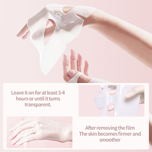 Masker hidrogel pencerah nada kulit, perawatan wajah Korea Label pribadi masker wajah nyata dalam mengurangi pori-pori Hydrating - Product Image 5
