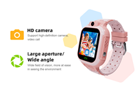 Smartwatch 4G 2025 dengan Kartu SIM, Tombol Darurat SOS, Panggilan Video, Layar HD 1,83 Inci, Penentuan Posisi GPS/LBS, Mode Kelas
