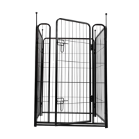 Clôtures pliables écologiques et légères en fer/métal pour chiens et chats, pour une isolation et une observation temporaires