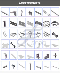 100 מ "מ מראש מגולוון מצופה מגש מרכז נירוסטה סולם ערוץ נירוסטה - Product Image 3