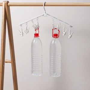 Travel Portable Clothes <b>Hanger</b> Non-slip Plastic <b>Hanger</b> Plastic Folding <b>Hanger</b> for Trousers & Coats, Drying & Organizing - Product Image 5